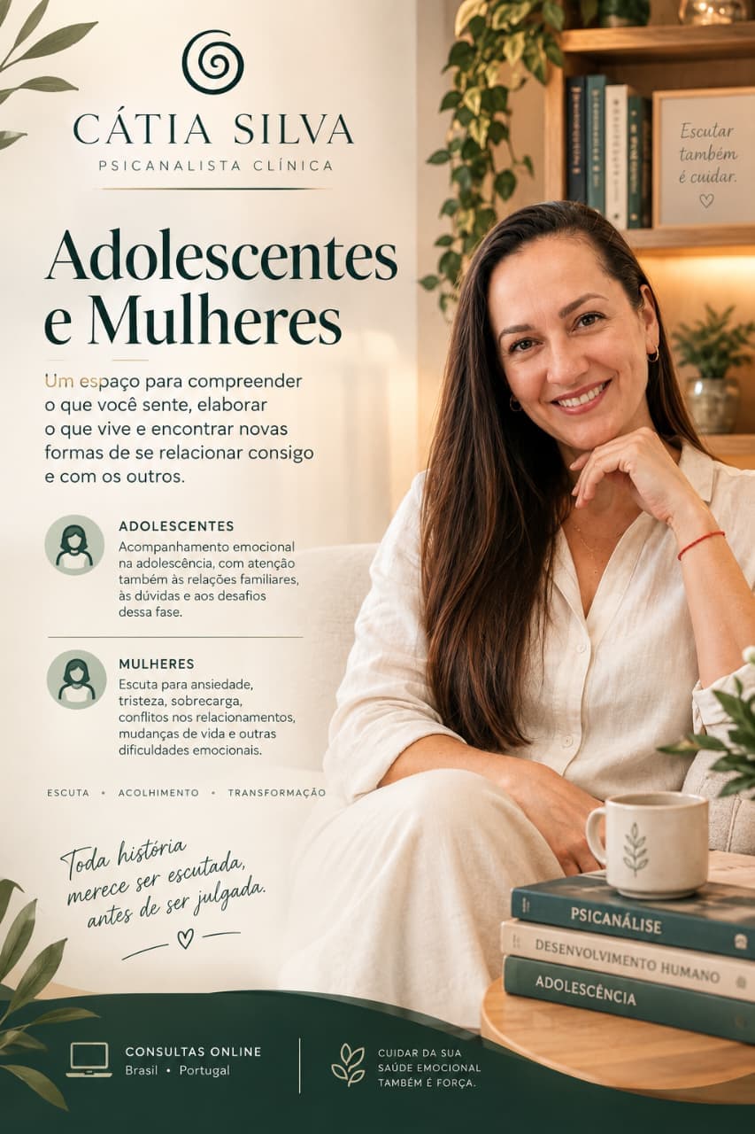 Cátia Silva - Psicanálise Clínica para Adolescentes e Mulheres, foto 2